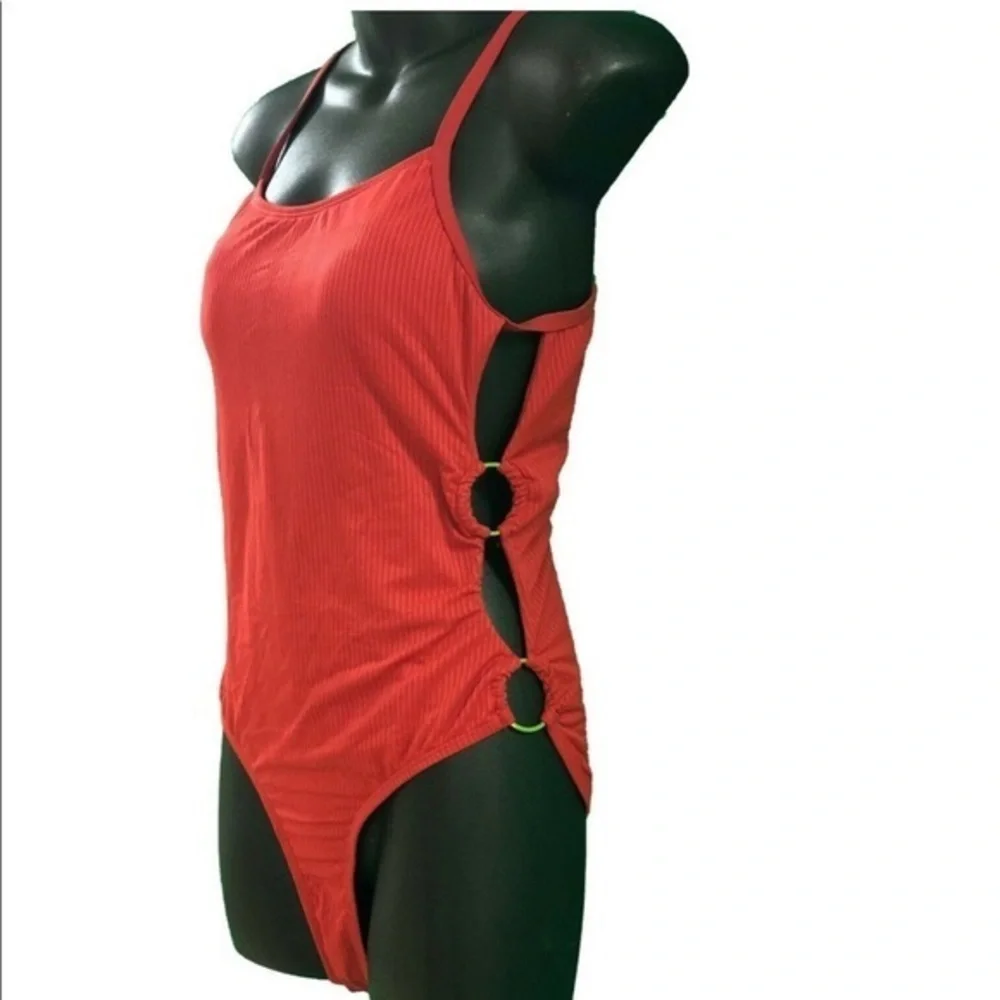 NWT Vigoss Rust Red 1PC Swimsuit